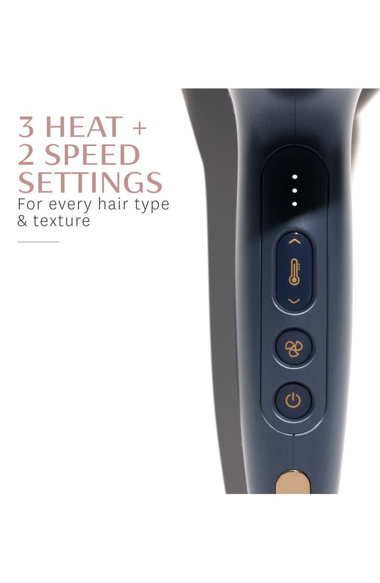 T3 Midnight Blue Cura Professional Digital Ionic Hair Dryer, Alternate, color, 