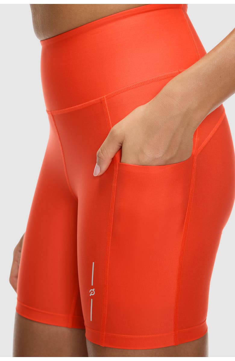 Peloton PaceForm Performance Pocket Run Short 7", Alternate, color, Cherry Tomato