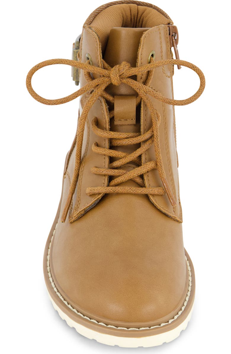 Kenneth Cole Kids' Pace Zamir Lace-Up Boot, Alternate, color, Cognac