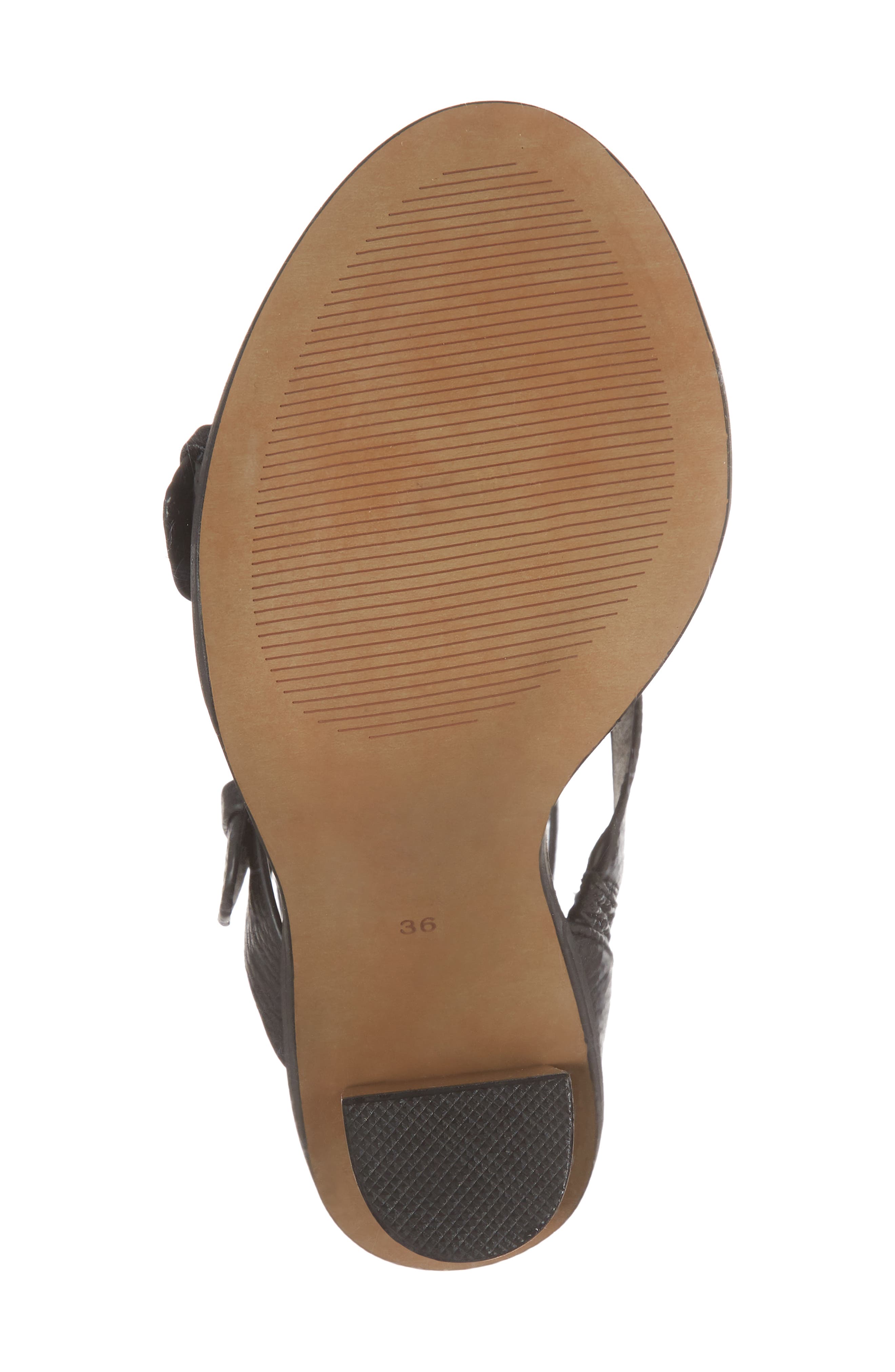 Adore Tall Cuffed Sandal, Alternate, color, BLACK LEATHER