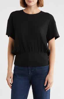 Melrose and Market Banded Hem Rib T-Shirt