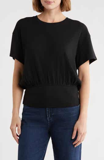 Melrose and Market Banded Hem Rib T-Shirt