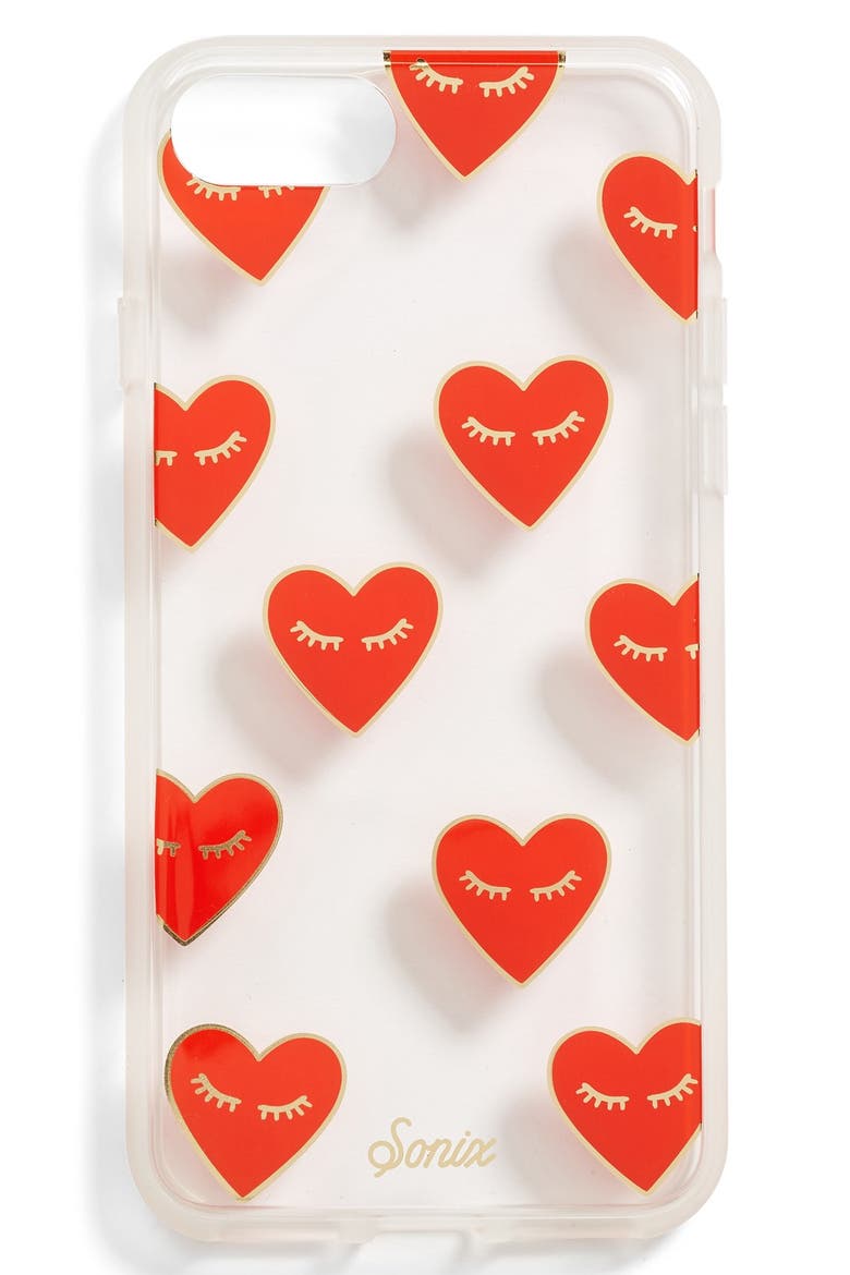Fancy Heart iPhone 7/8 & 7/8 Plus Case, Alternate, color, RED