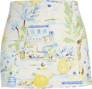 SUGARLIPS Ciendra Landscape Print Miniskirt