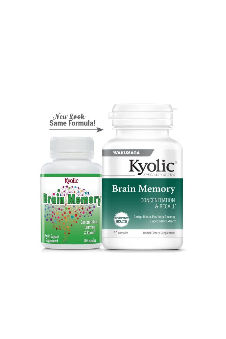 Specialty Series Brain Memory, For Concentration & Recall, 90 Capsules, Alternate, color, None