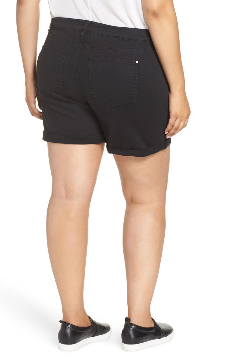 Fourteenth Place Tinsel Ripped Bermuda Shorts, Alternate, color,