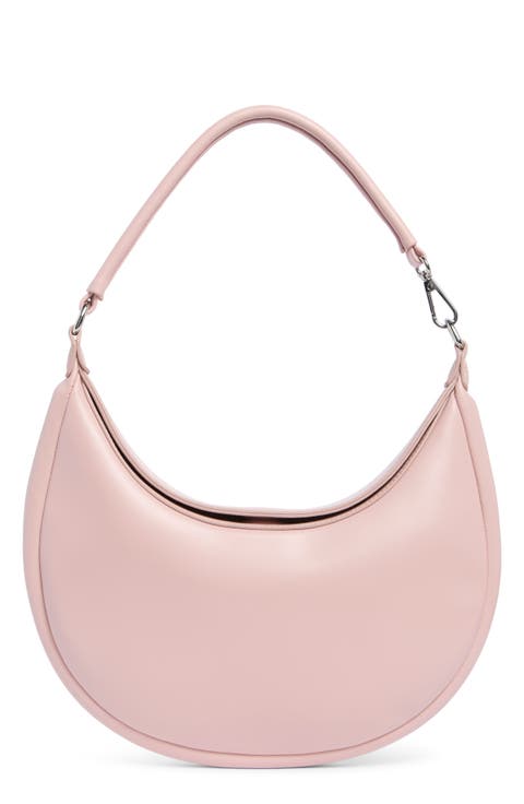 Convertible Faux Leather Shoulder Bag