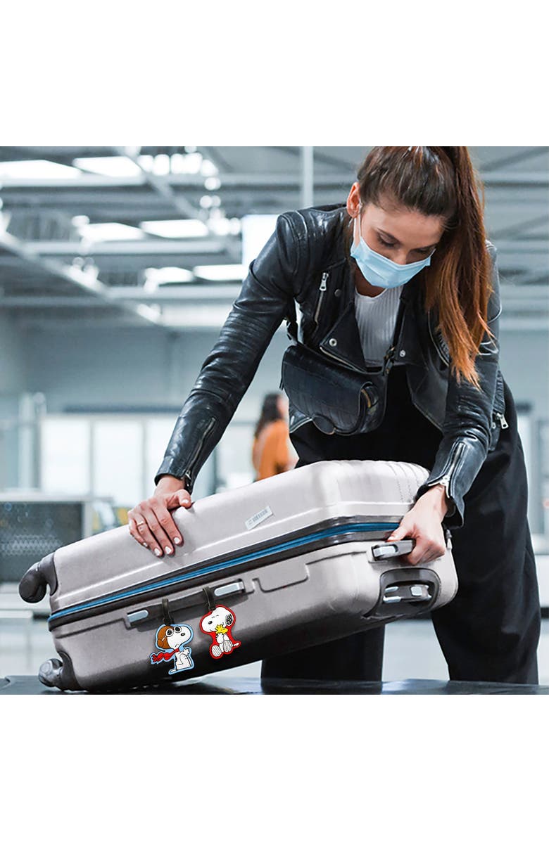 PEANUTS Snoopy and Woodstock Luggage Tag - Set of 4, Alternate, color, Multicolor