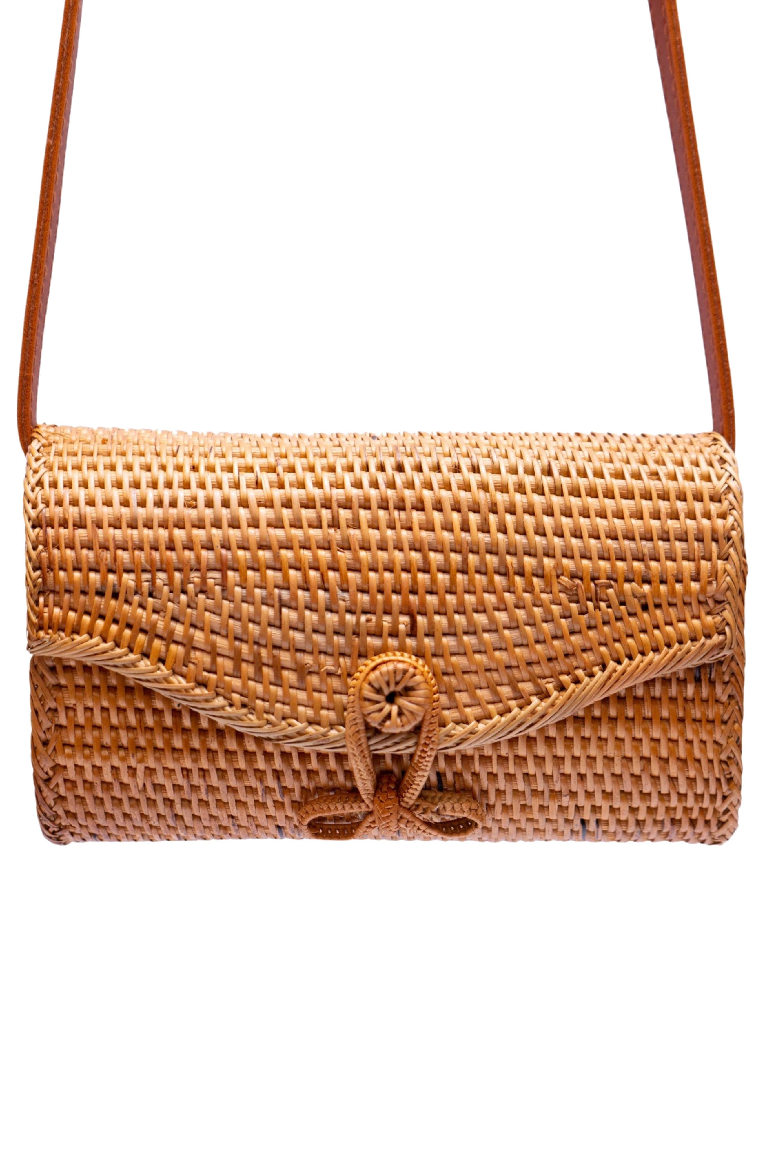 Jelavu Lana Handwoven Rattan Crossbody Bag, Alternate, color, 