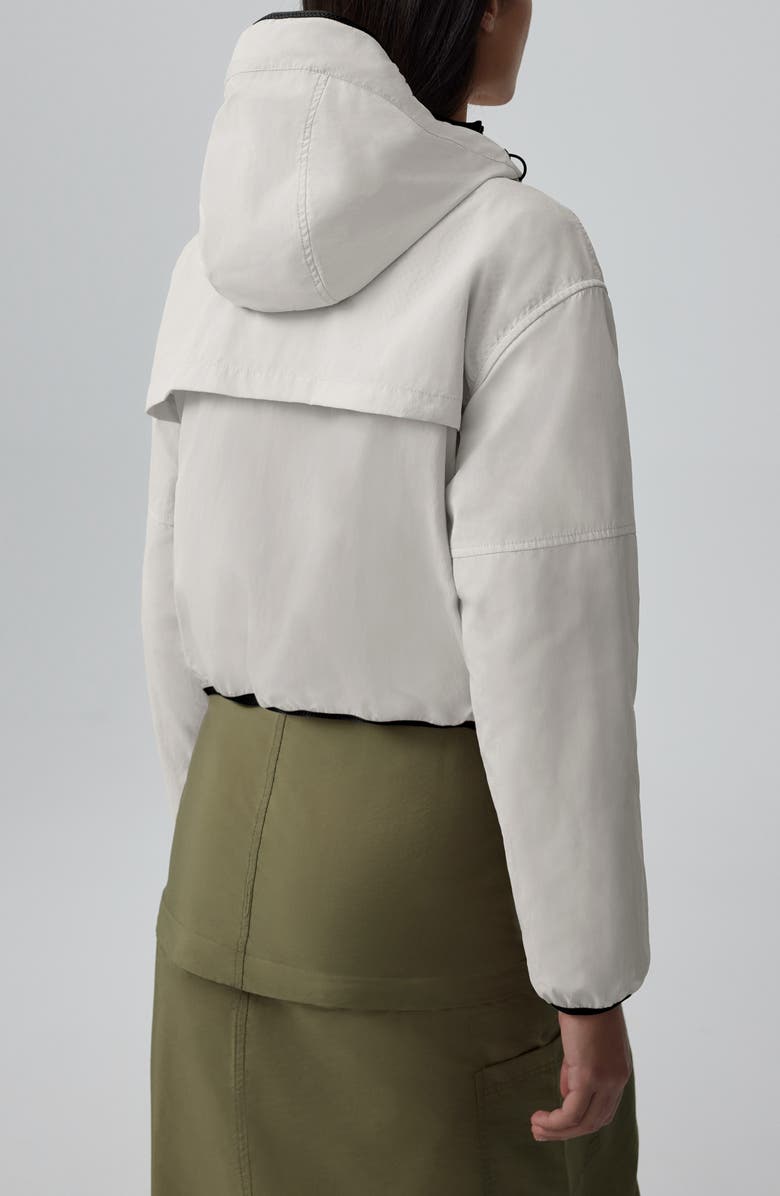 Canada Goose Sinclair Water Resistant Hooded Nylon Wind Jacket, Alternate, color, Northstar White