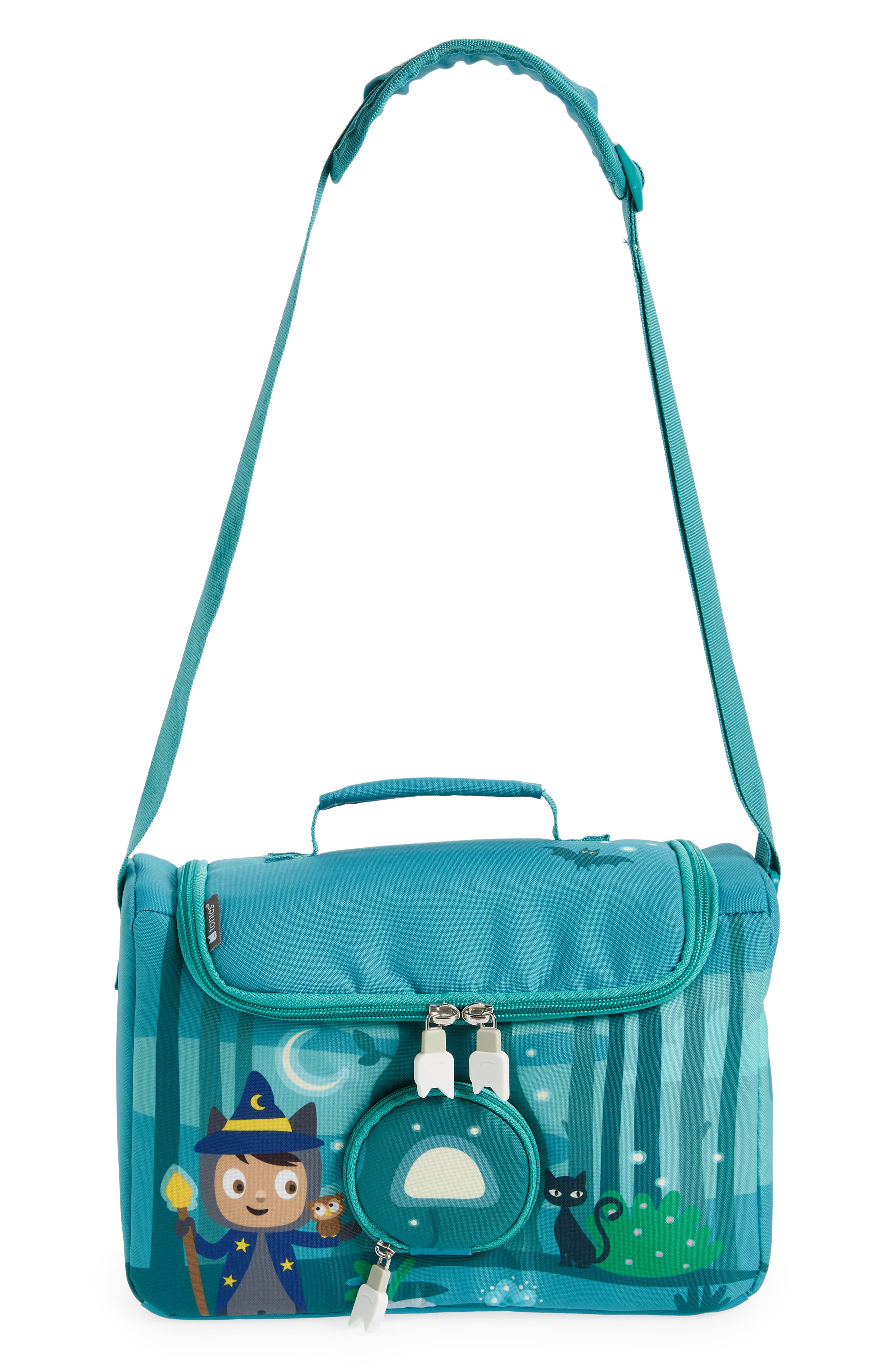 Enchanted Forest Listen & Play Bag, Main, color, TURQUOISE