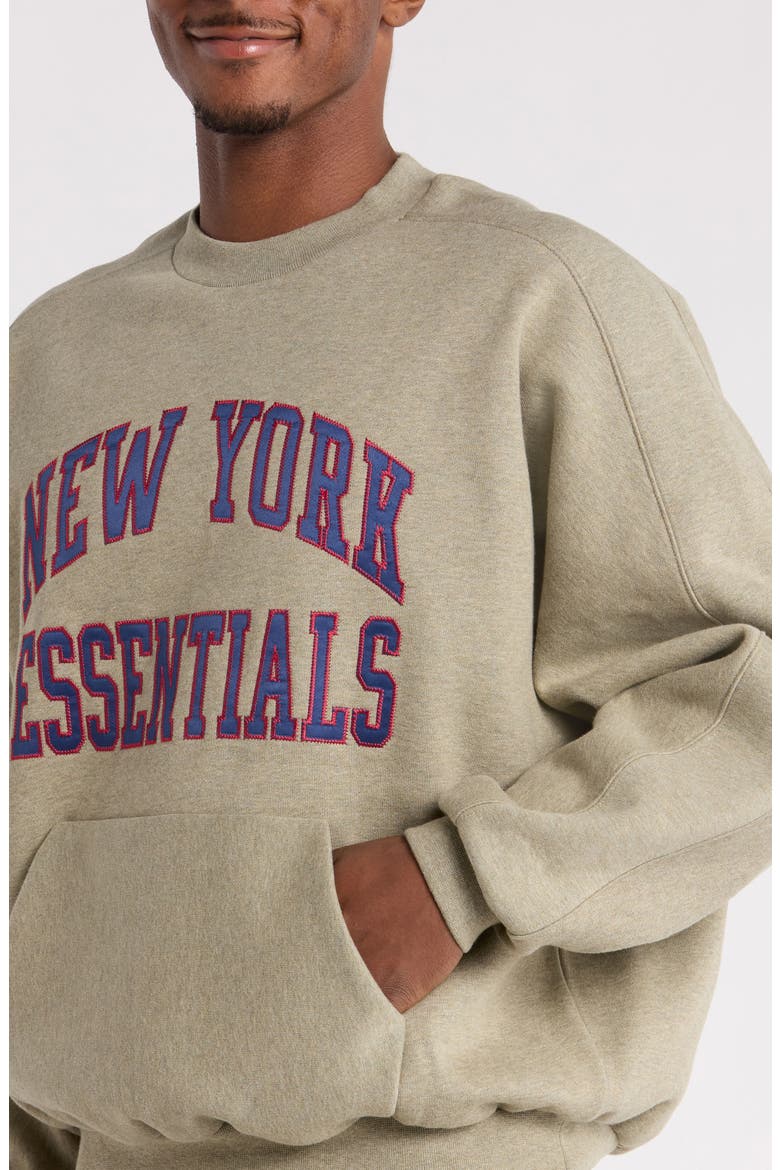 x NFL New York Giants '90s Relaxed Sweatshirt, Main, color, CONCRETE HEATHER