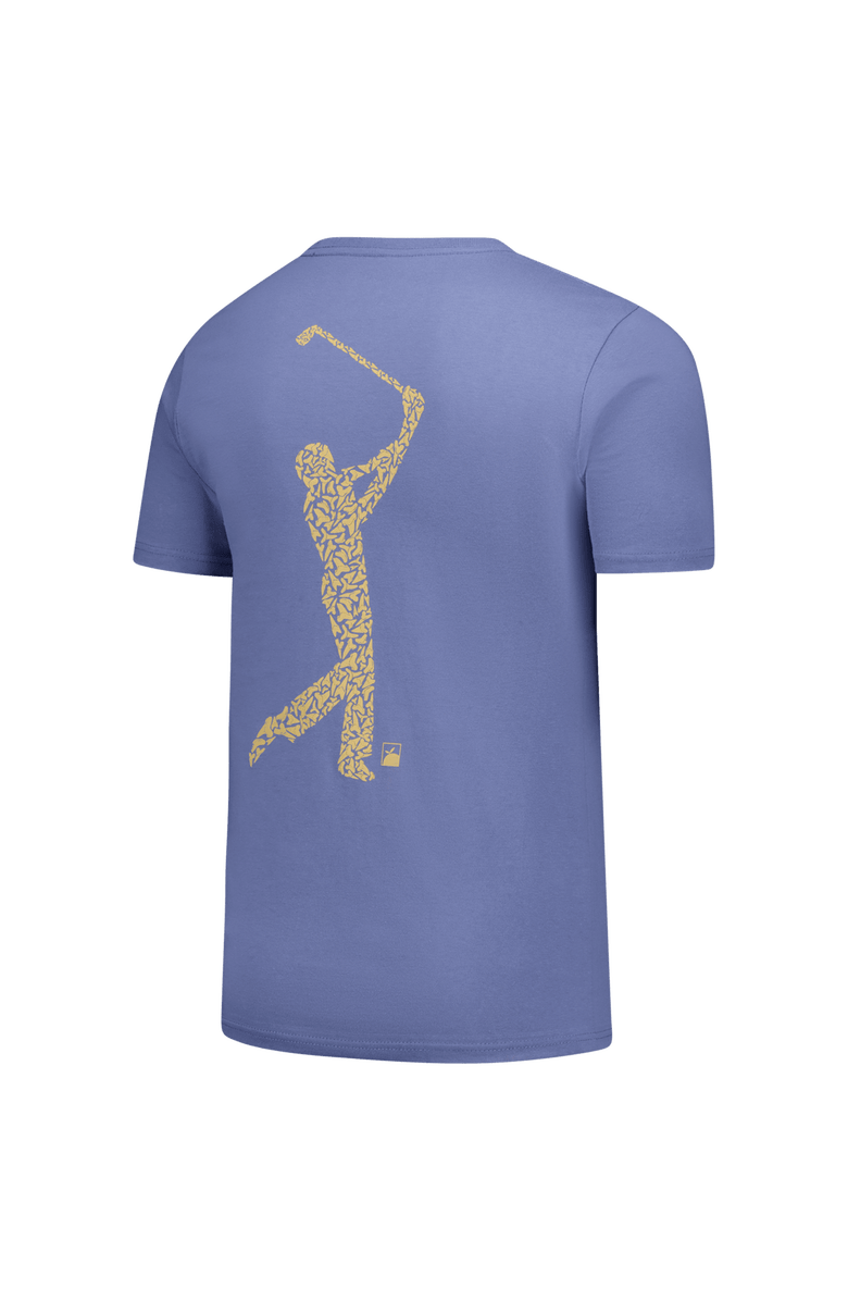 FLOMOTION Unisex Flomotion Blue THE PLAYERS Toothy Goldman T-Shirt, Alternate, color, Blue