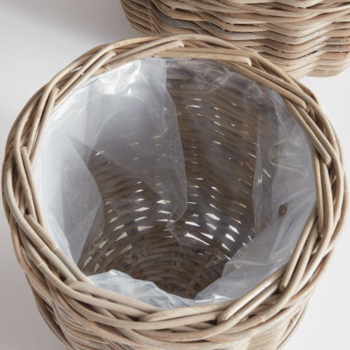 Napa Home & Garden Arlette Basket Planters Set Of 3 In Brown