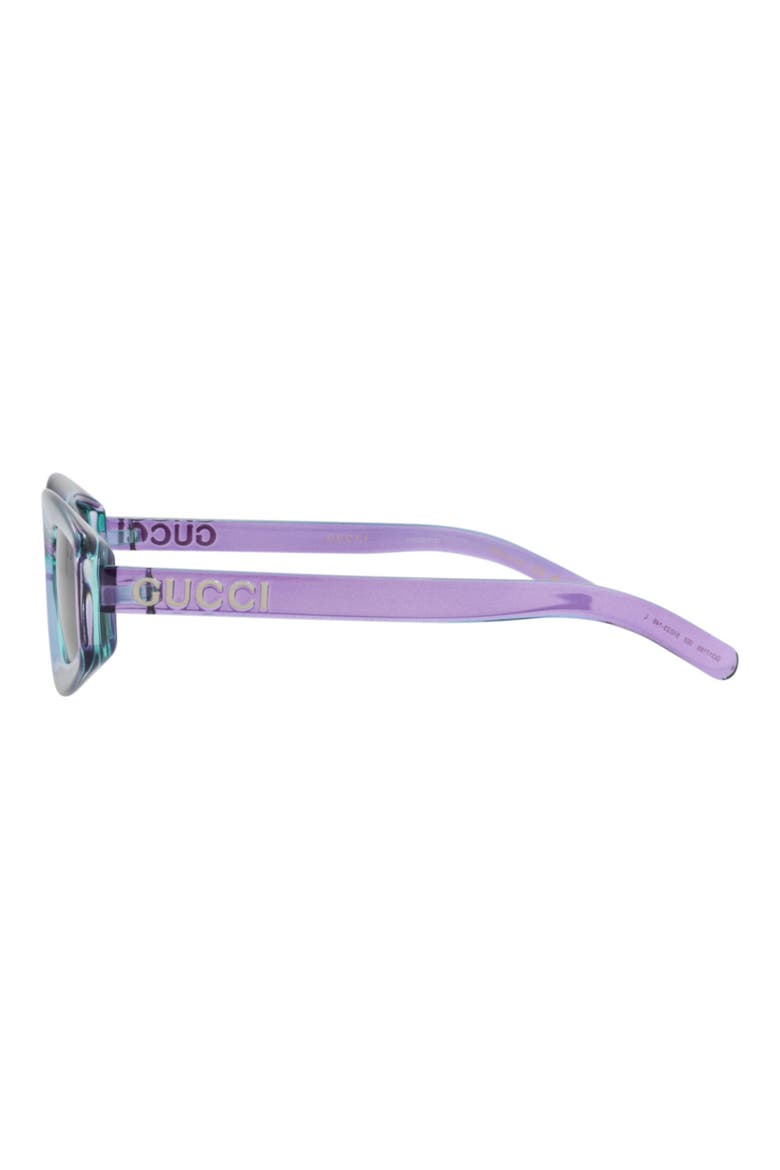 51mm Cat Eye Sunglasses, Alternate, color, VIOLET VIOLET BROWN