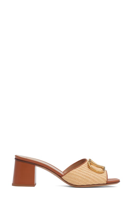Valentino Garavani Vlogo Signature Slide Sandal In Nude