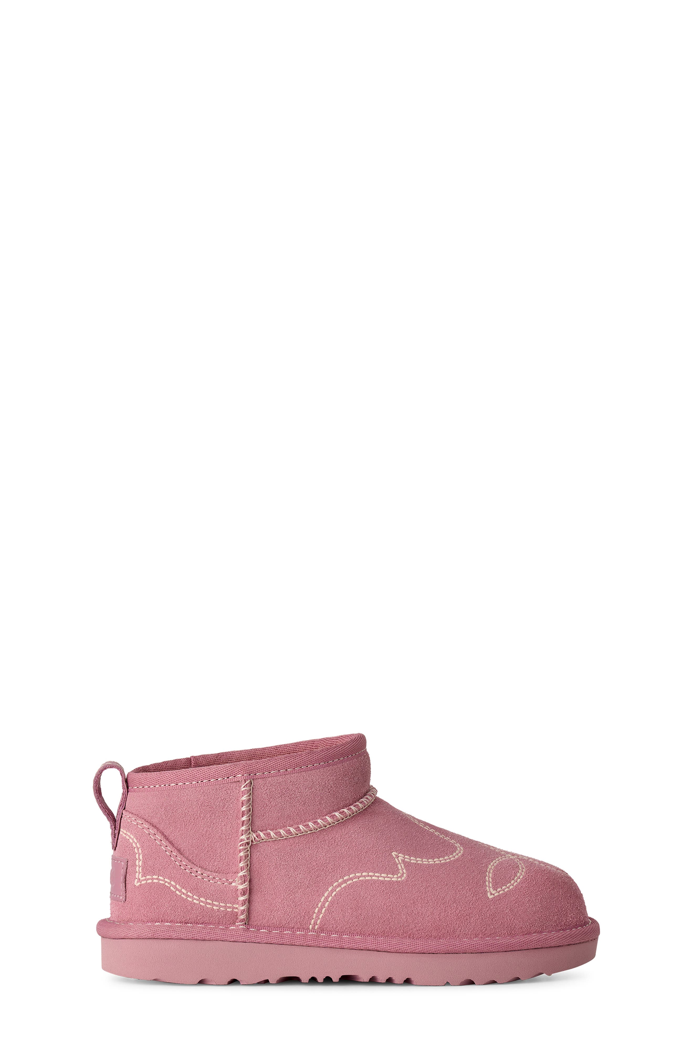 Kids' Classic Ultra Mini Western Boot, Alternate, color, DUSTY ORCHID