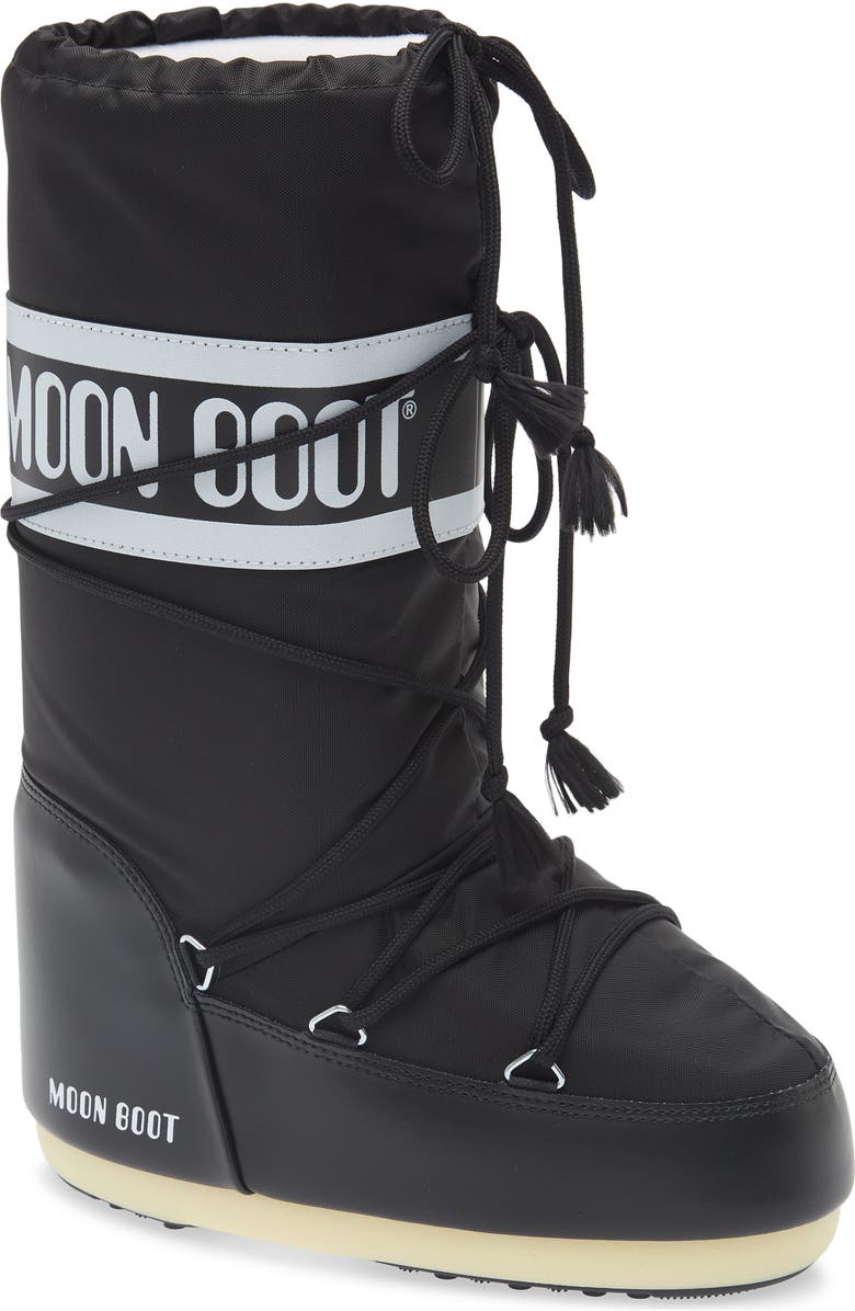 Moon Boot<sup>®</sup> Icon Water Repellent Boot, Main, color, Black