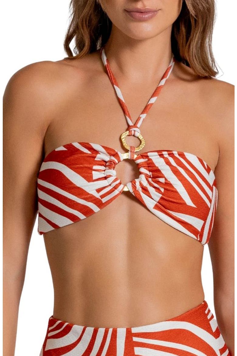 Bandeau Bikini Top, Main, color, CHUTNEY