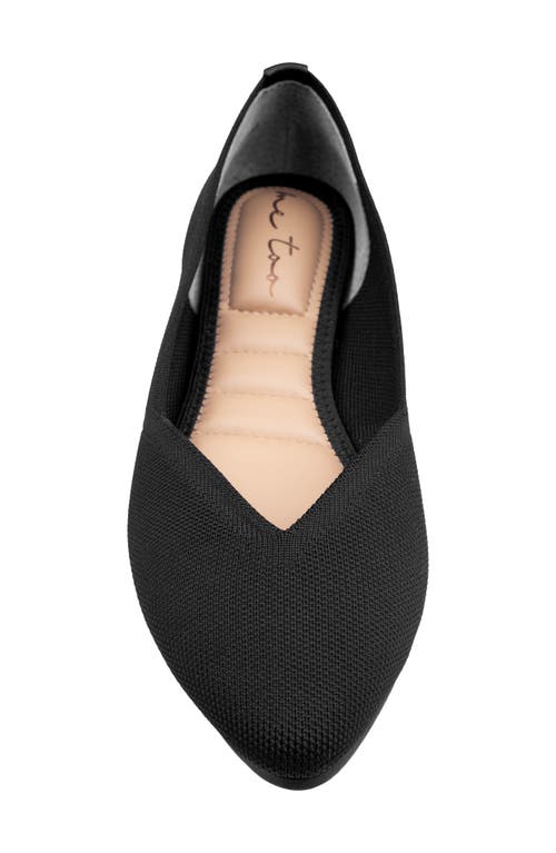 Me Too Alivia Pointed Toe Flat In Black