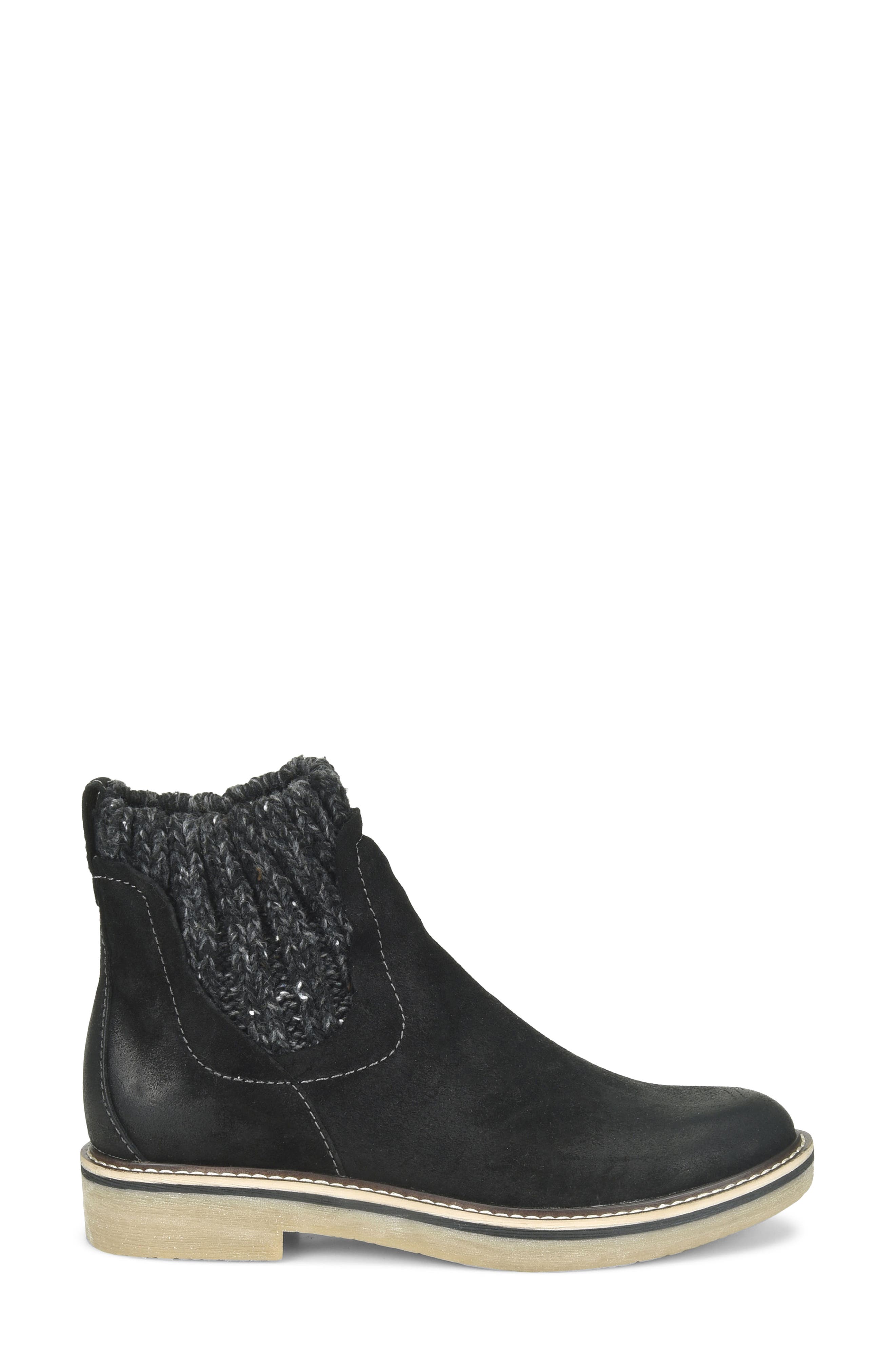 Comfortiva Rawnie Bootie, Alternate, color, Black Suede