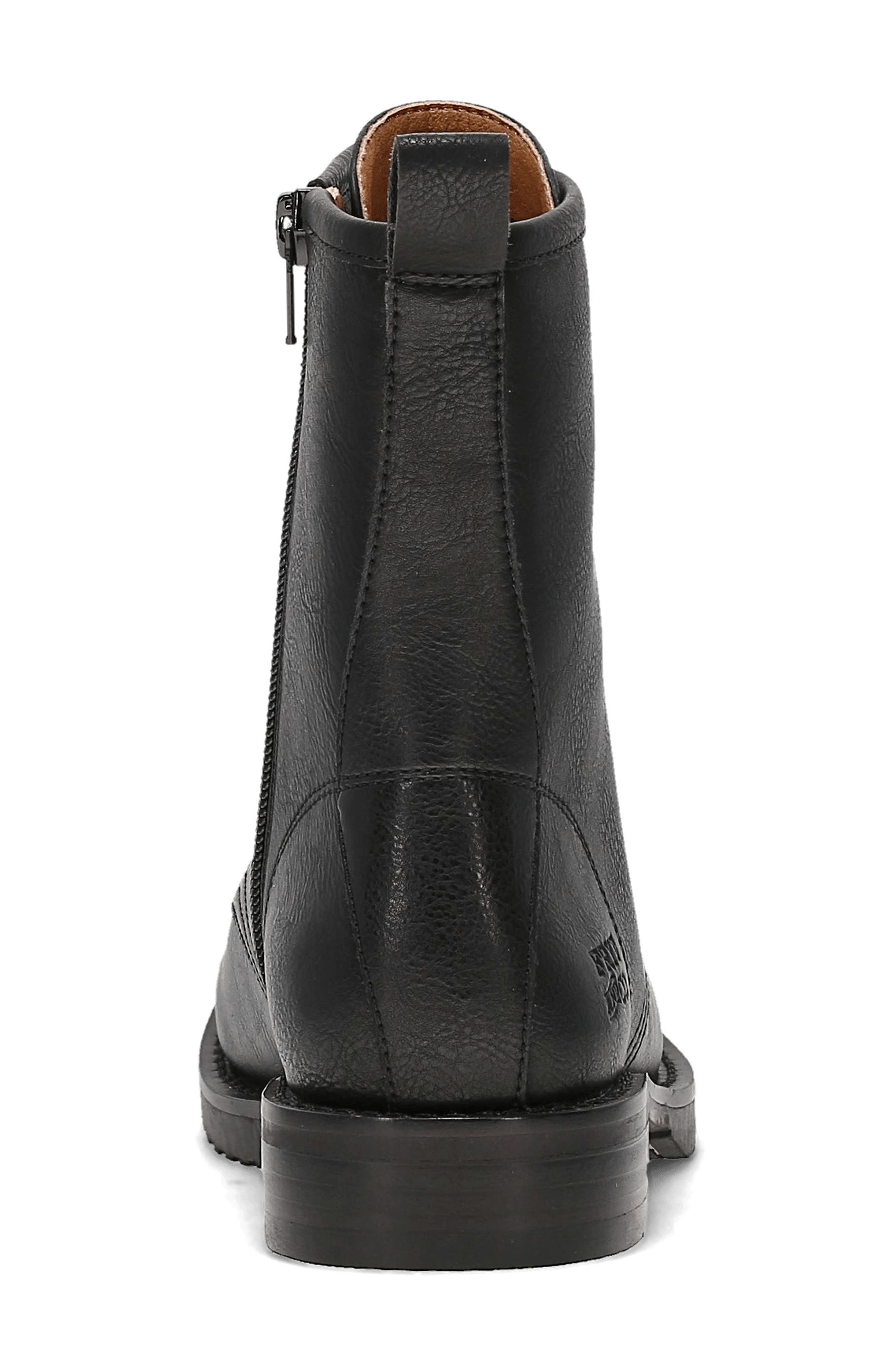 Chesnee Combat Boot, Alternate, color, BLACK