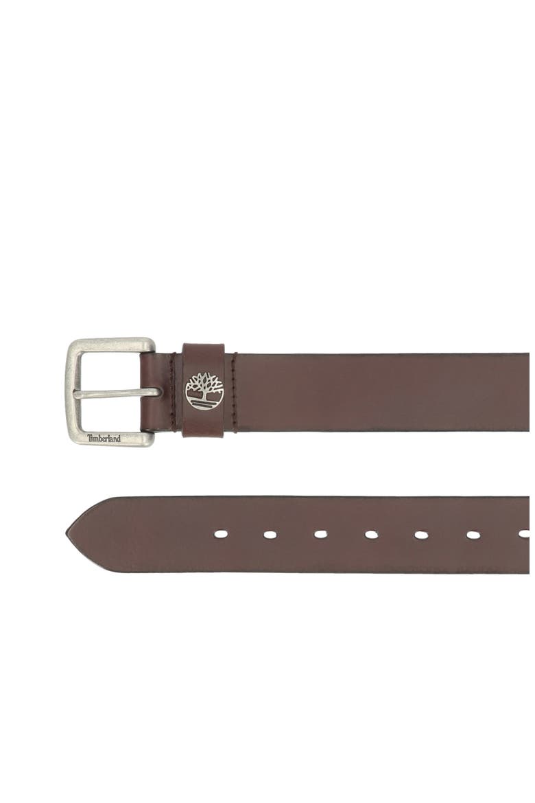 Leather Belt, Alternate, color, BROWN