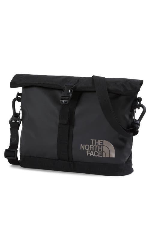 Shop The North Face Base Camp Shoulder Bag In Tnf Black/asphalt Grey