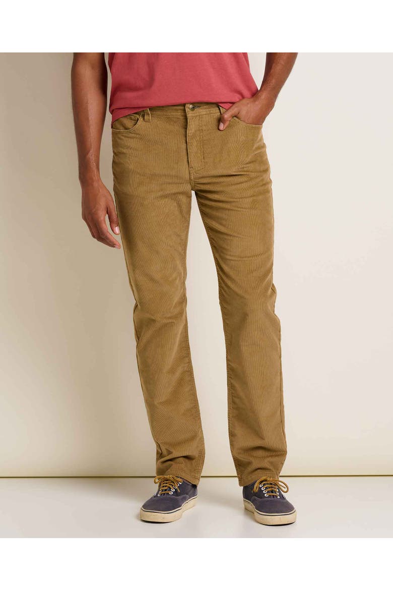 Men's Coaster Cord Slim Pant, Main, color, Honey Brown