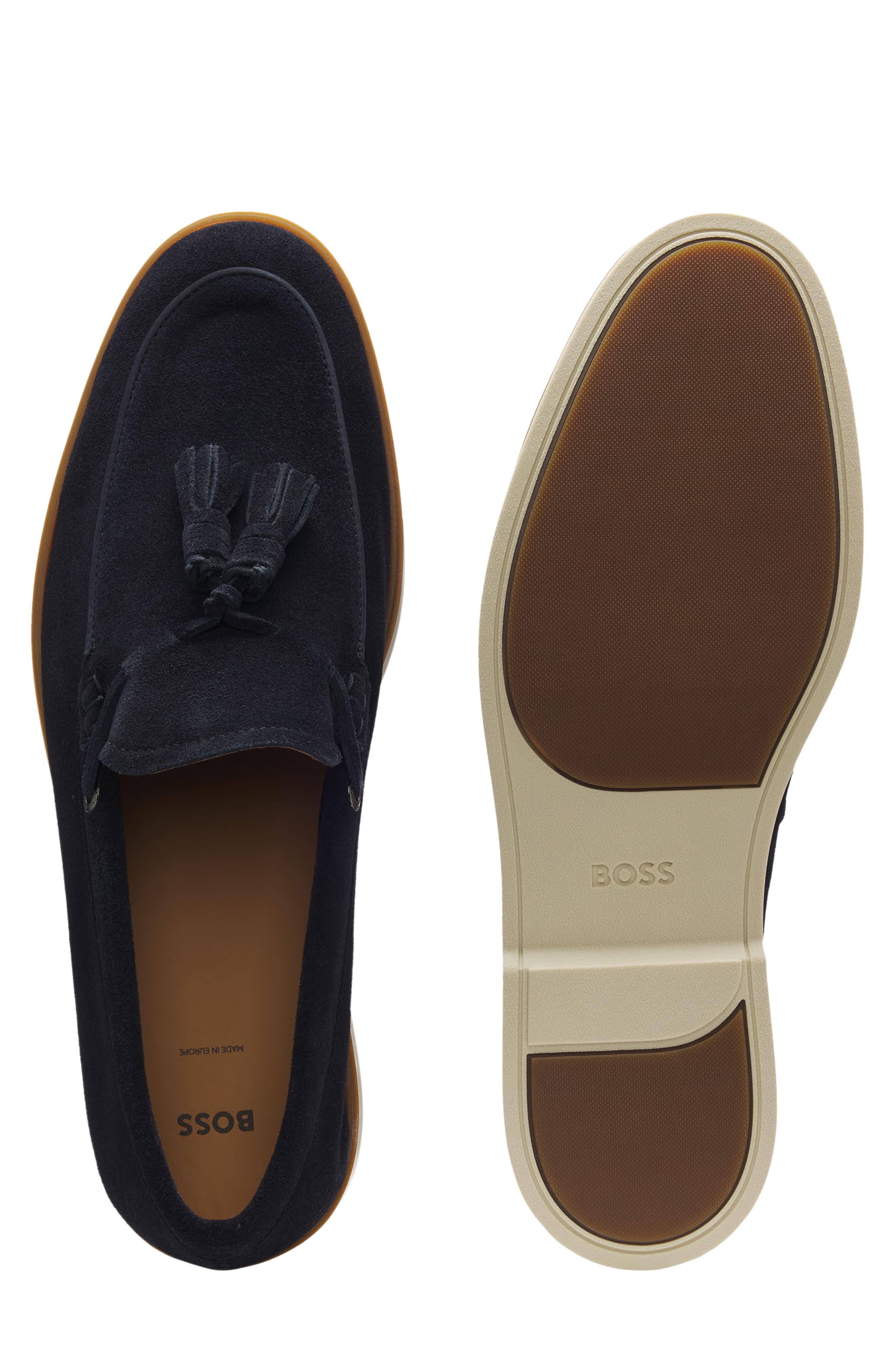 Hedley Tassel Loafer, Alternate, color, DARK BLUE