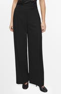 MANGO Pleated Wide Leg Pants