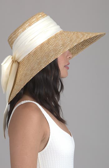 Mirabel Bow Straw Sun Hat