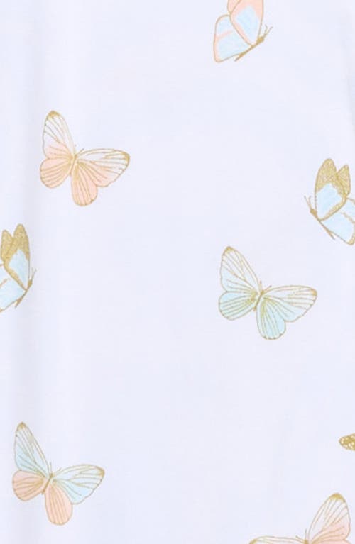 Dear Perli Print Zip Stretch Footie In Multi