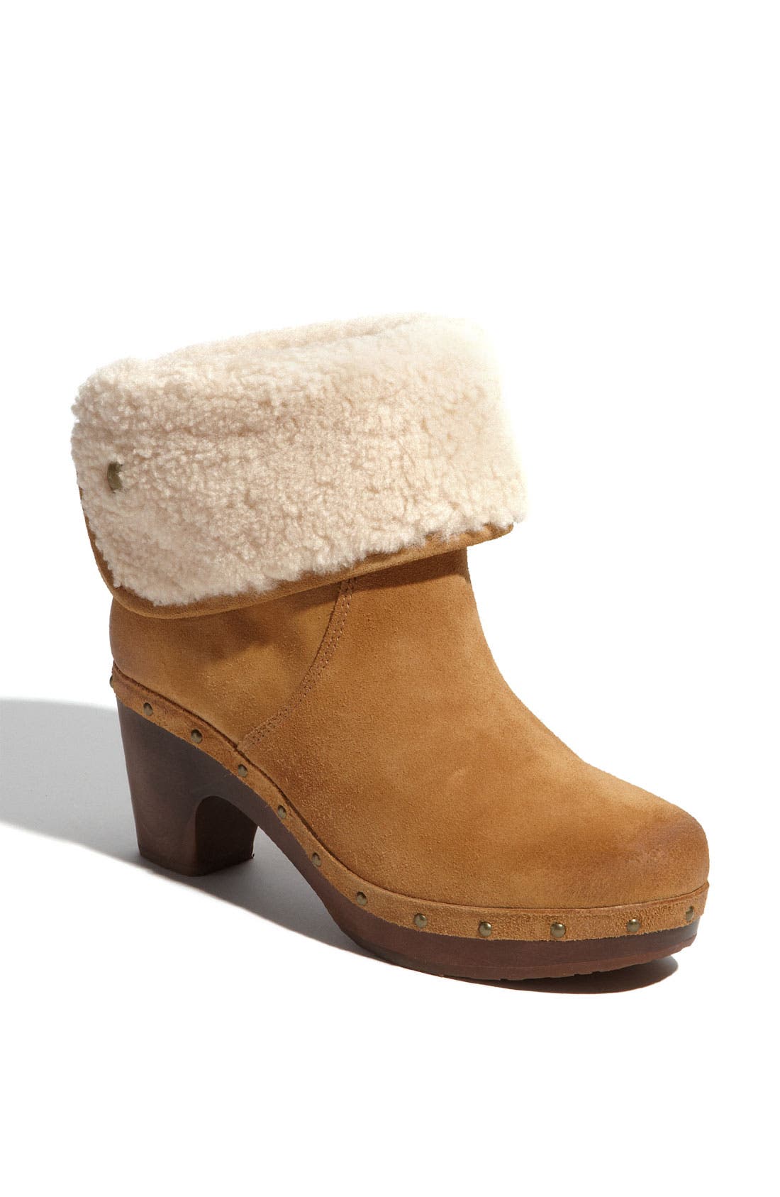 Australia 'Lynnea' Ankle Boot, Main, color, CHESTNUT