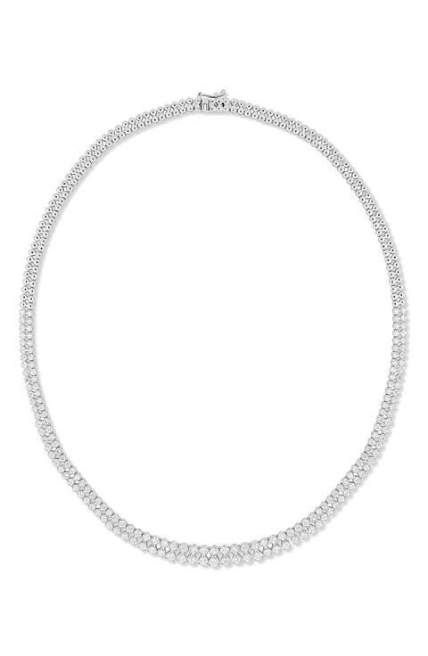 Audrey Diamond Tennis Necklace