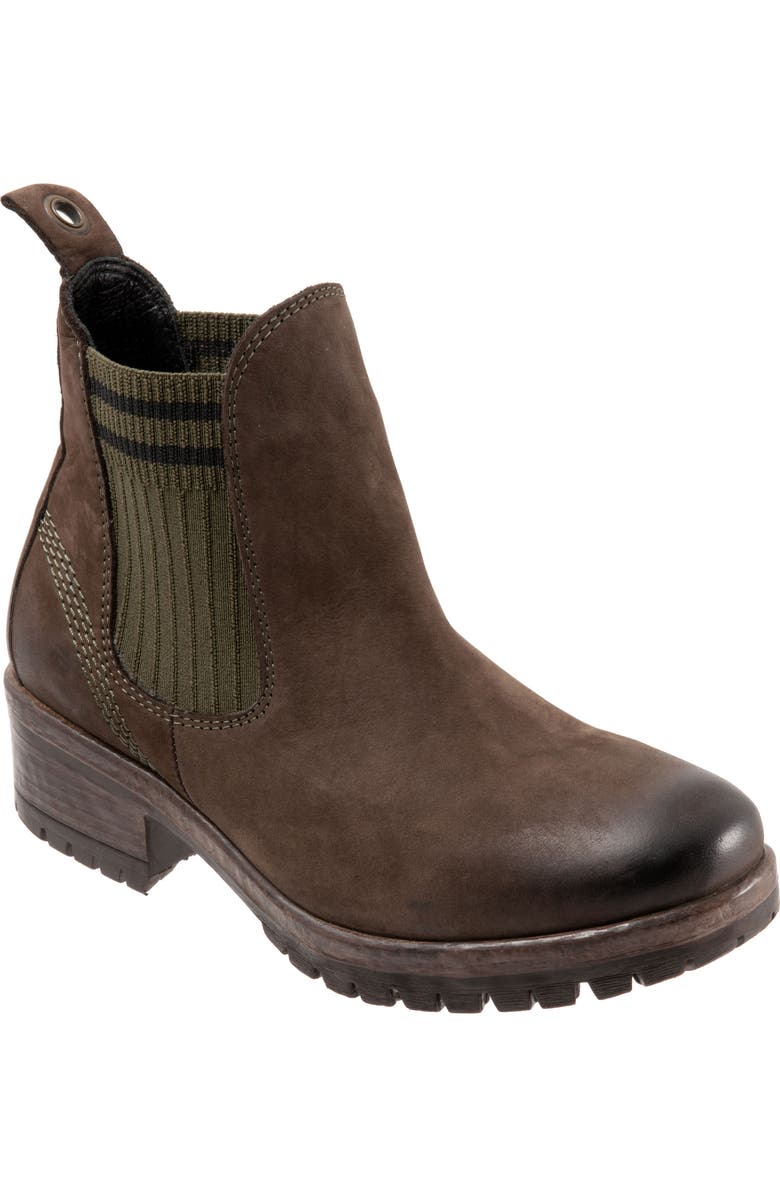 Bueno Florida Chelsea Boot, Main, color, Brown/ Khaki Knit