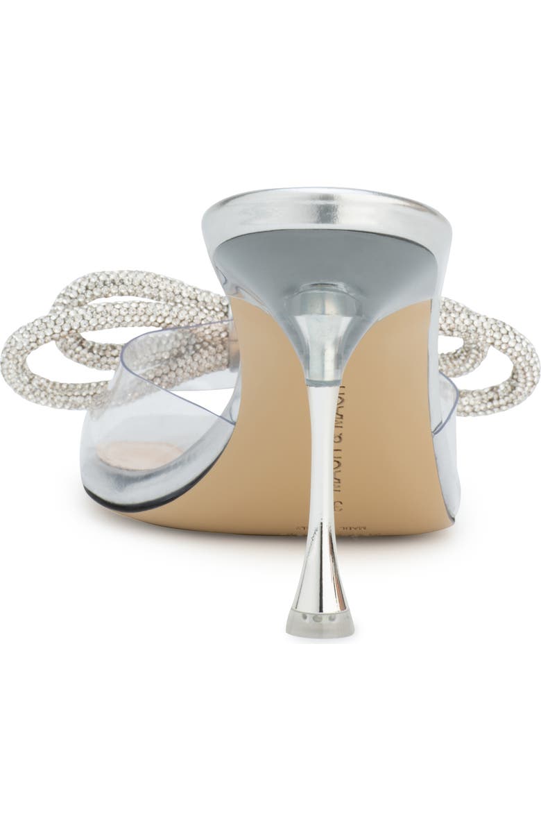 Mach & Mach Double Bow Clear Slide Sandal, Alternate, color,