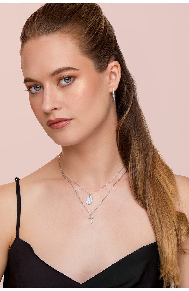 Bony Levy Audrey Diamond Cross Pendant Necklace, Alternate, color, 