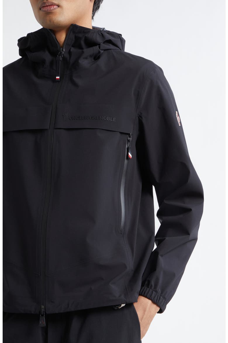 Shipton Hooded Jacket, Alternate, color, BLACK