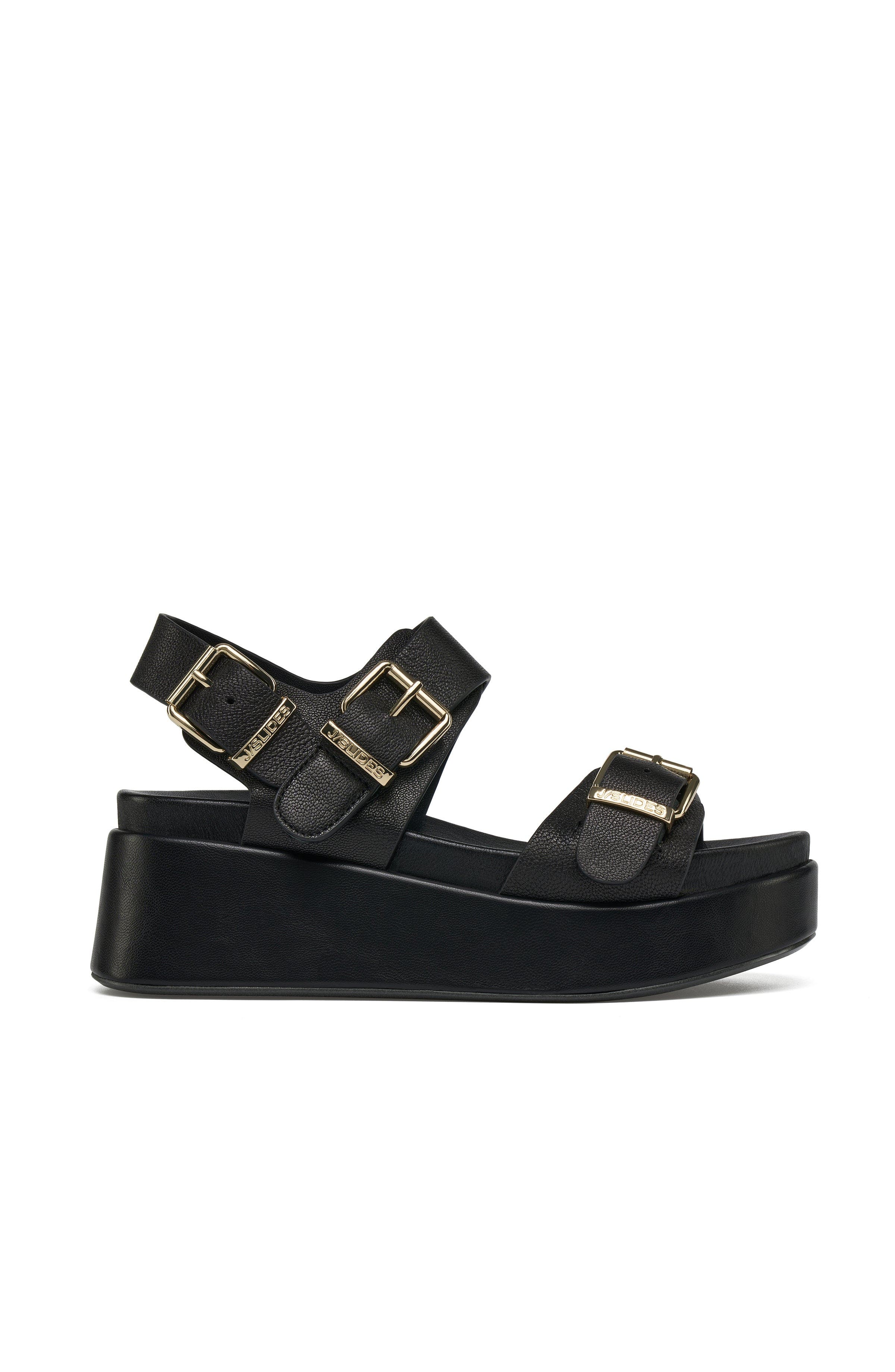 ZZDNU JSlides Footwear Brooke Platform Sandal, Alternate, color, Black