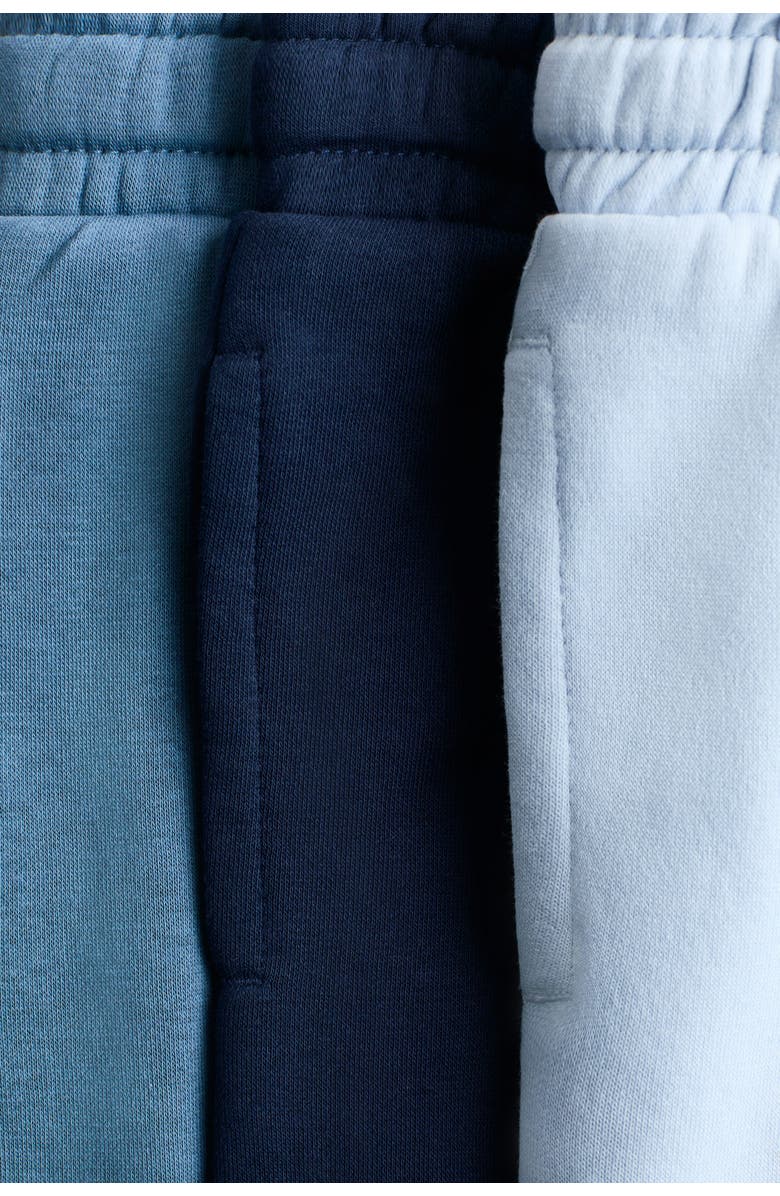 H&M 3-pack Shorts, Alternate, color, Navy Blue/Blue