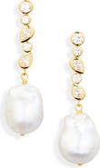 COMPLETEDWORKS Pitter-Patter Freshwater Pearl Drop Earrings