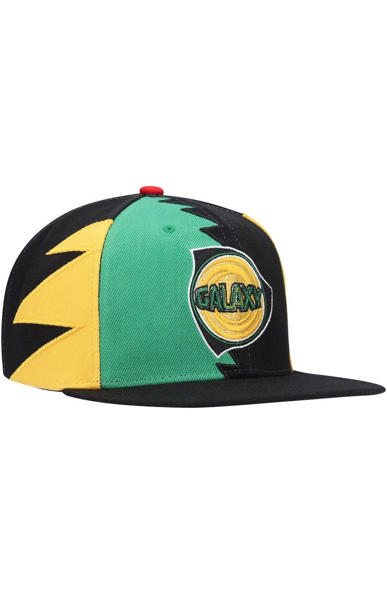 Mitchell & Ness Men's Mitchell & Ness Black LA Galaxy Historic Logo Since '96 Jersey Hook Snapback Hat, Alternate, color, 