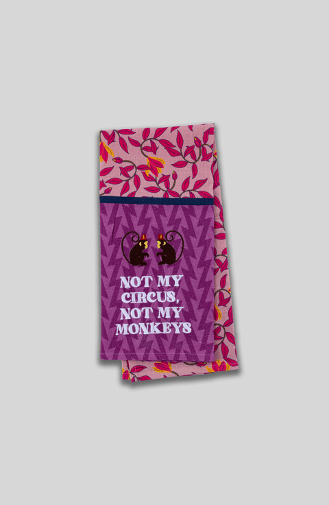 Not My Circus Dish Towel