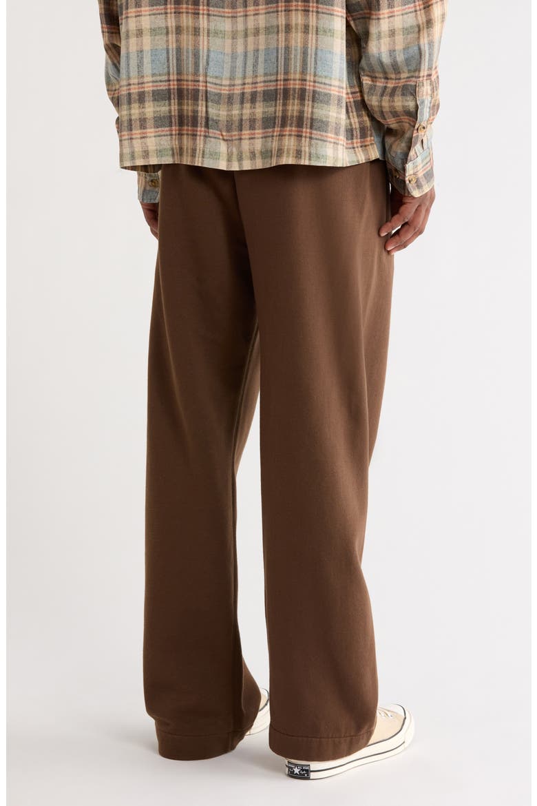 Jeri Extreme Baggy Fleece Sweatpants, Alternate, color, BROWN