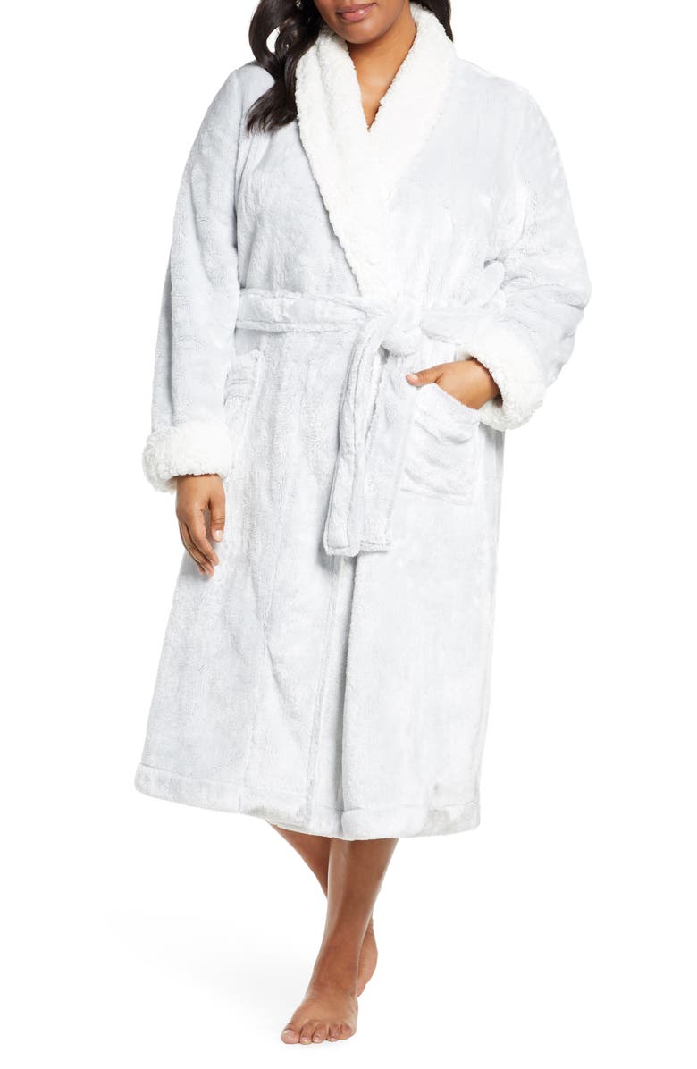Nordstrom Frosted Plush Robe, Main, color, 