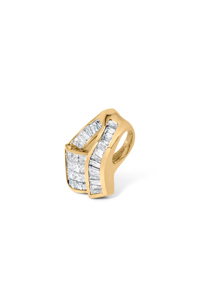 Haus of Brilliance 14k Yellow Gold 2.0 Cttw Diamond Art Deco Inspired Pendant Necklace, Alternate, color, Yellow