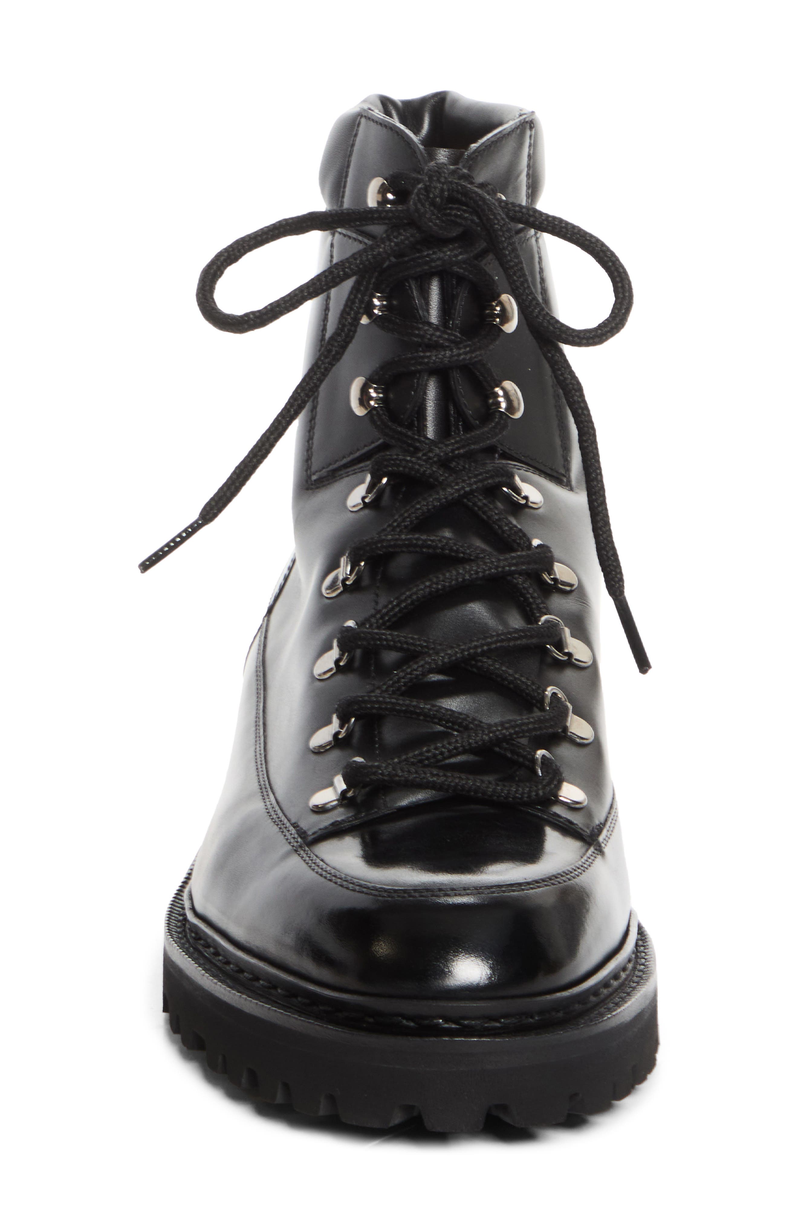Sommet Leather Boot, Alternate, color, BLACK