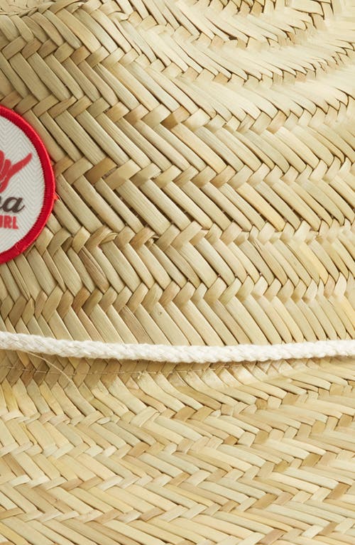 Rip Curl Mixed Straw Sun Hat In Lily