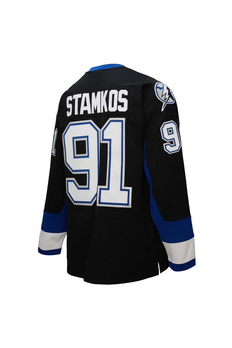 Men's Mitchell & Ness Steven Stamkos Black Tampa Bay Lightning 2008-09 Power Play Jersey, Alternate, color, Black